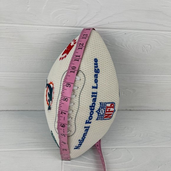 Miami Dolphins Collectible NFL Football Ball Old Vintage Team Logo - Picture 11 of 11
